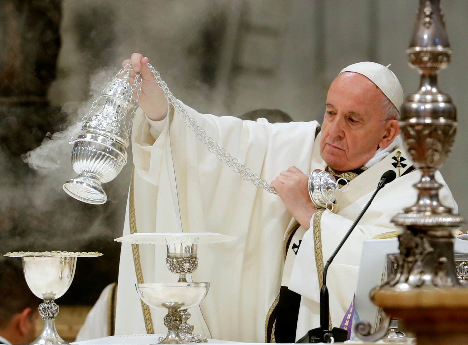 Pope to priests: Best place to be is among the people | The Catholic  Missourian